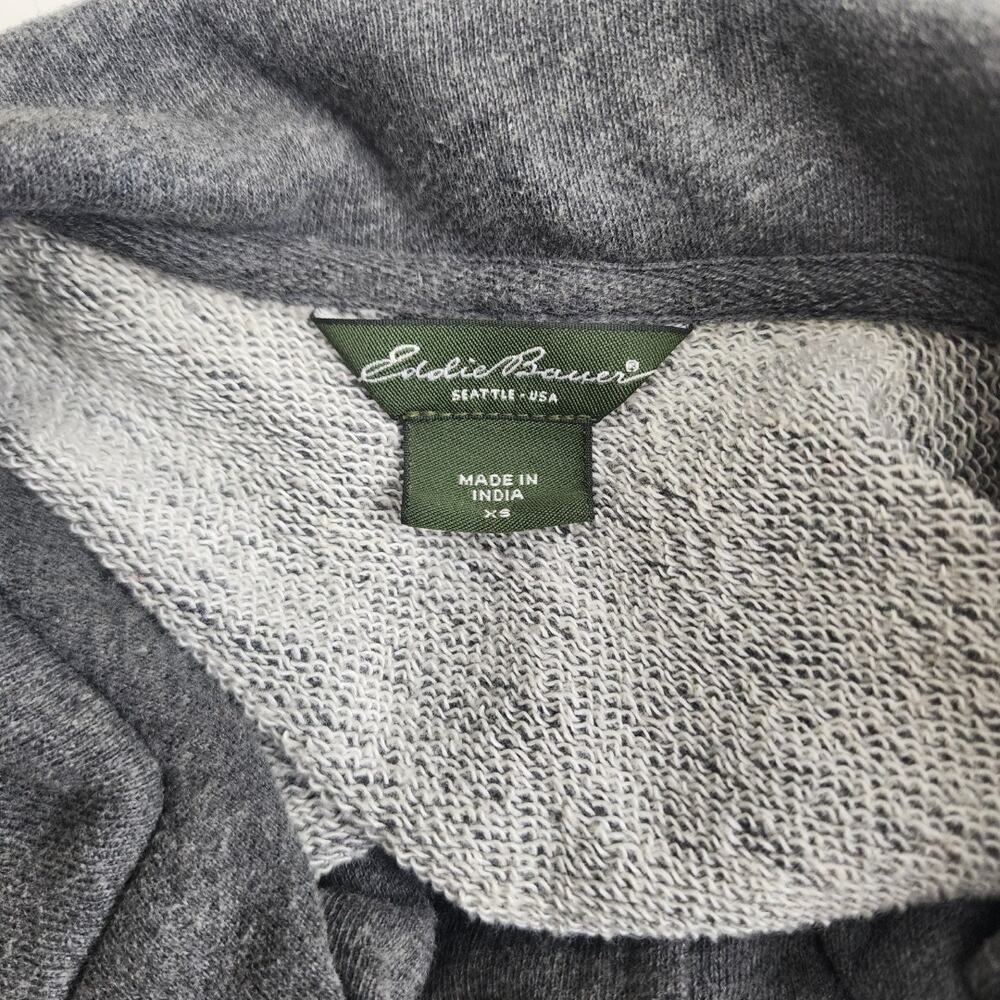 Eddie Bauer Cotton Gray 3 Button Collared Peacoat Style Women's Size XS